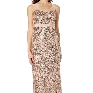 NWT Adrianna Papell Sequin Mermaid Dress (S5)